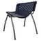 Emma and Oliver Home and Office Plastic Stack Chair with Perforated Back - Guest Chair